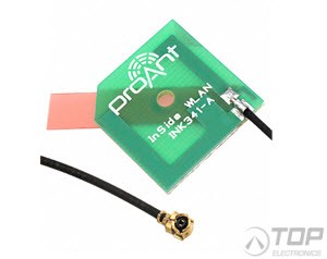 ProAnt 432, Inside Antenna, 2.4/5.8GHz, square, 10cm U.Fl cable