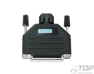 WuT 81026, Fiber Optic Interface,RS232,25 pin/PC, Male