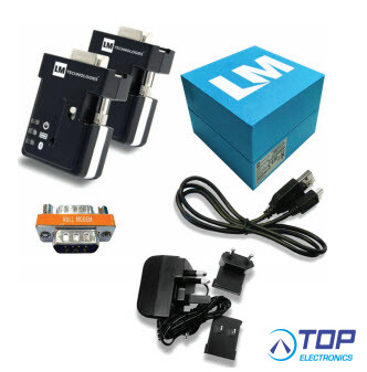 LM048-3012 Bluetooth® v2.0, v2.1 RS232 Serial Adapter, Twin Retail Packing (TRP)