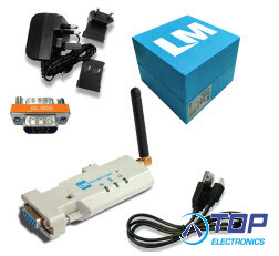 LM058-3054, Bluetooth RS232 Adapter (v3) with SMA Antenna (SRP)