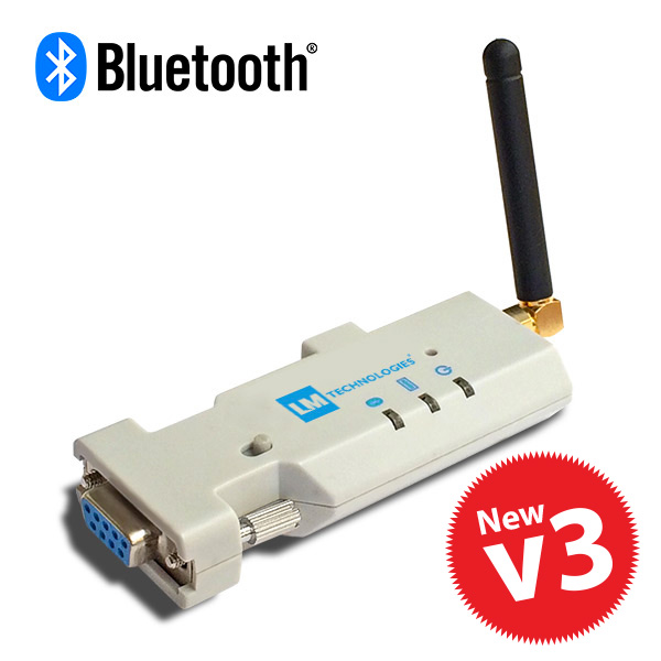 LM058-3050 Bluetooth RS232 Adapter with SMA Antenna