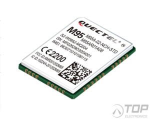 Quectel M95A, Quad-Band GSM/GPRS SMT Module, TCP/IP