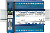 WuT 57734, Web-IO 4.0 Digital, 12 x Digital In with 6 x relay outputs