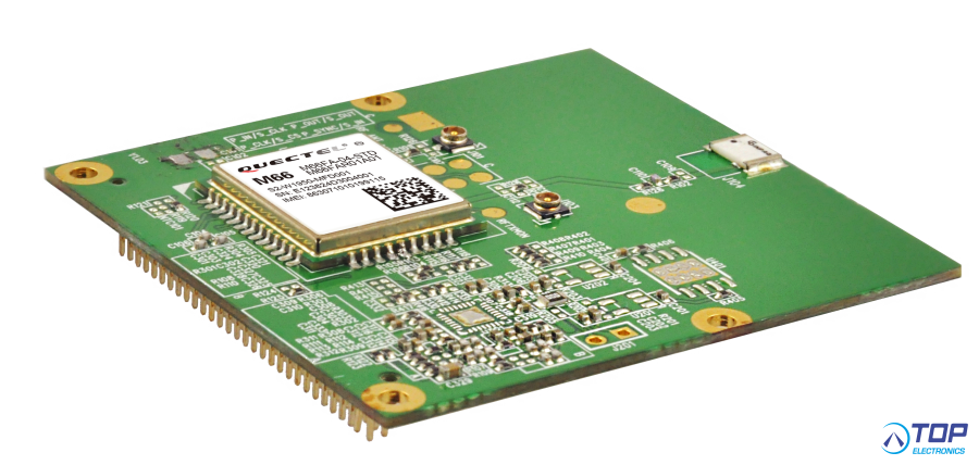 Quectel M66 GSM/GPRS module on adaptor board