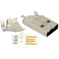 Tensility 50-00467, Connector, USB A plug, molding style