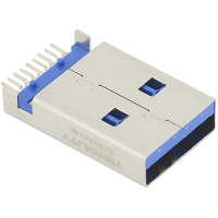 Tensility 50-00469, Connector, USB A 3.0 plug, molding style