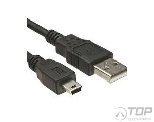ERF5011, USB 2.0 Cable - A-Male to Mini-B, 1.2m